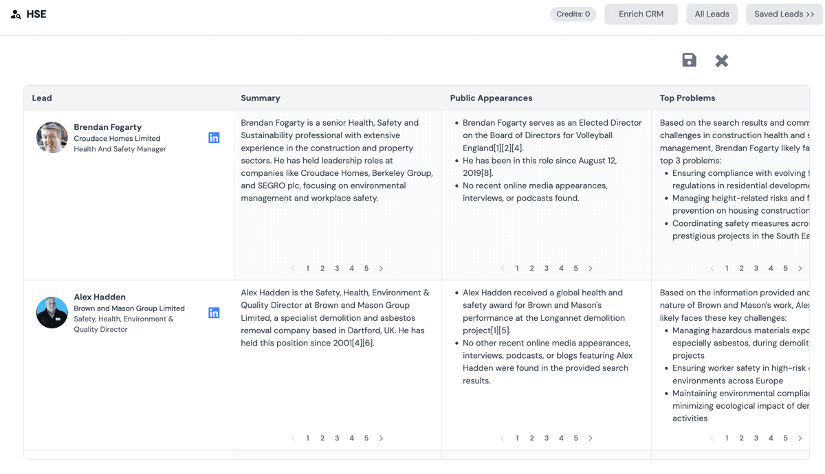 Precept insurance company search dashboard